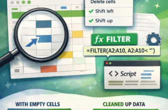 featured image - how to delete empty cells in google sheets