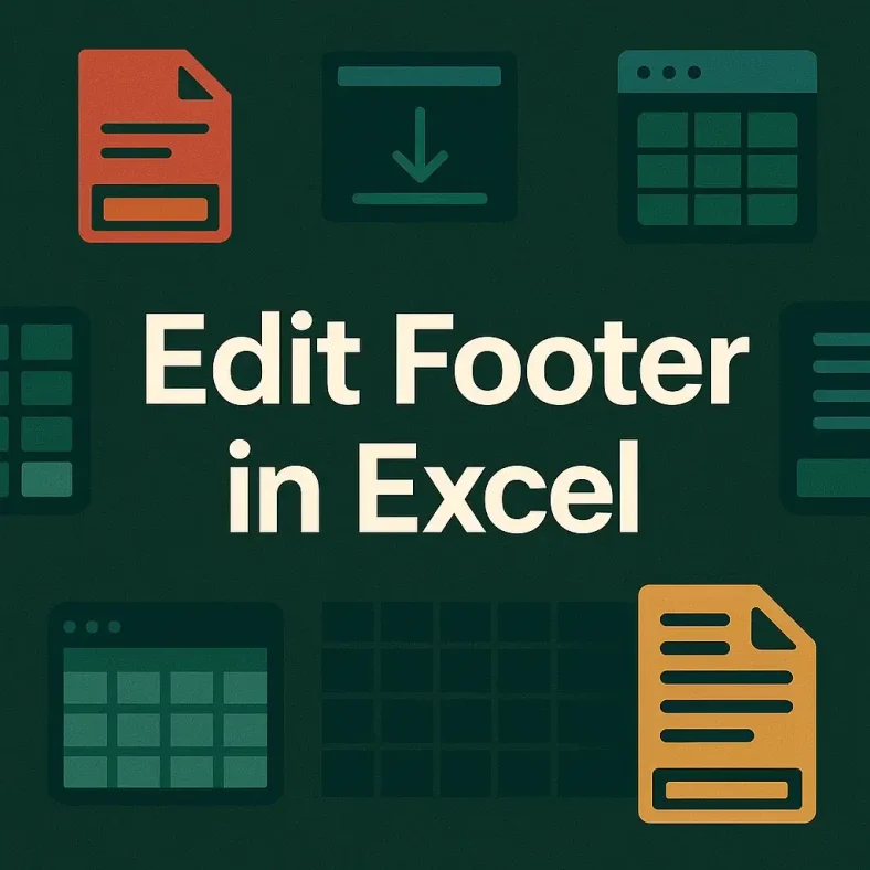 featured image - how to edit footer in excel