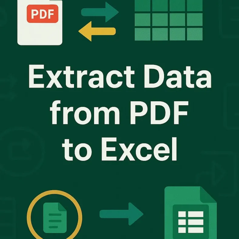 featured image - how to extract data from pdf to excel
