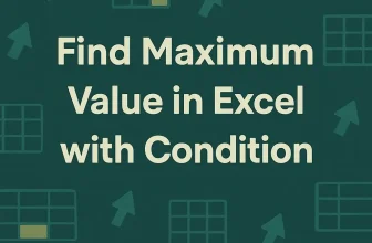 featured image - how to find maximum value in excel with condition