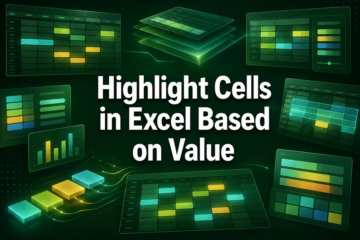 How to Highlight Cells in Excel Based on Value (9 Examples) - Excel Insider