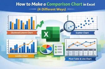 featured image - how to make a comparison chart in excel