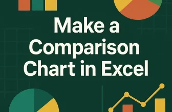 featured image - how to make a comparison chart in excel