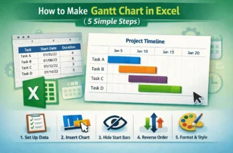 featured image - how to make a gantt chart in excel