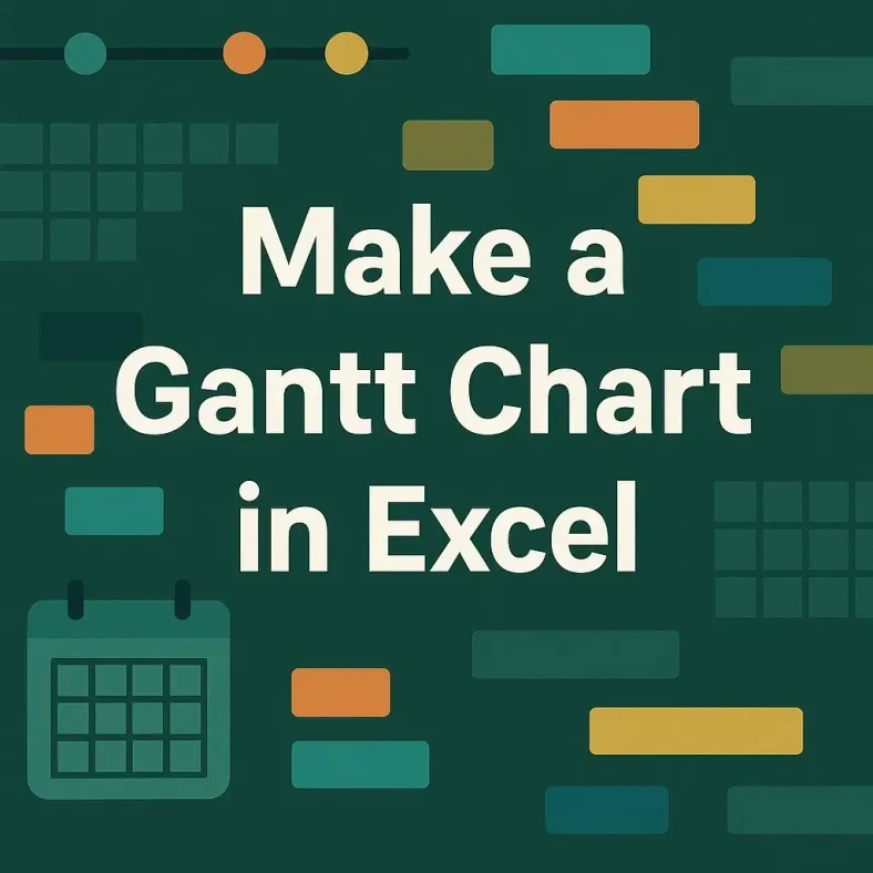 featured image - how to make a gantt chart in excel