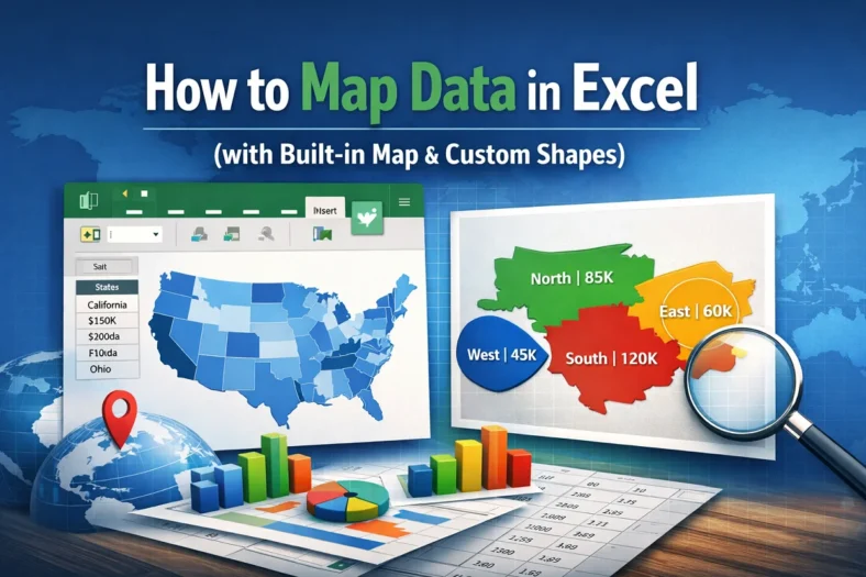 featured image - how to map data in excel