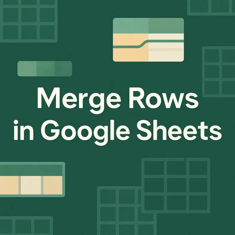 featured image - how to merge rows in google sheets
