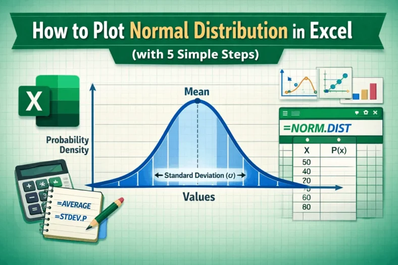 featured image - how to plot normal distribution in excel