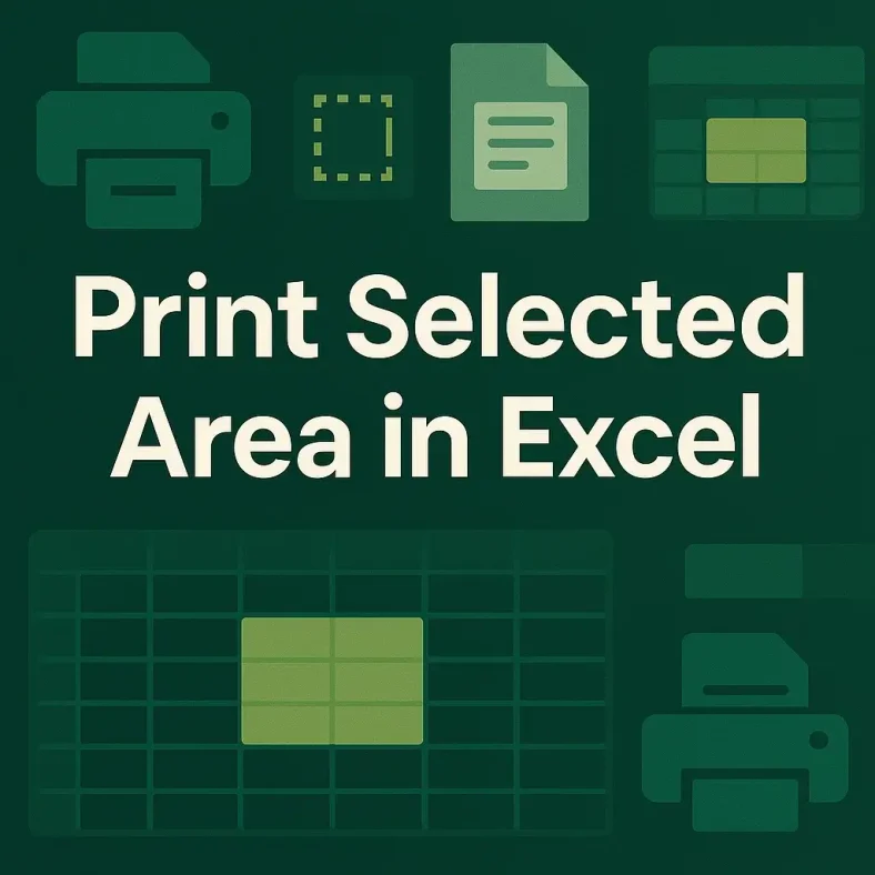 featured image - how to print selected area in excel