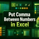 featured image - how to put comma between numbers in excel