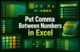 featured image - how to put comma between numbers in excel
