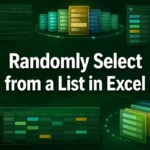 featured image - how to randomly select from a list in excel