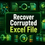 featured image - how to recover corrupted excel file