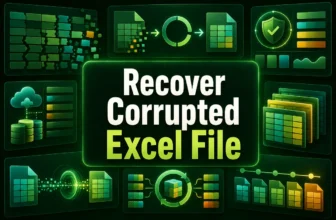featured image - how to recover corrupted excel file