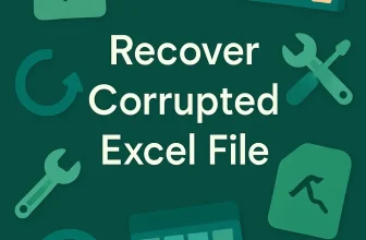 featured image - how to recover corrupted excel file
