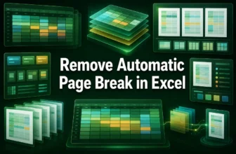 featured image - how to remove automatic page break in excel