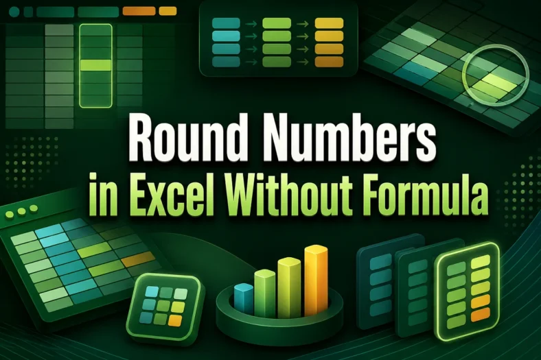 featured image - how to round numbers in excel without formula