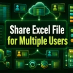 featured image - how to share excel file for multiple users