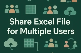 featured image - how to share excel file for multiple users