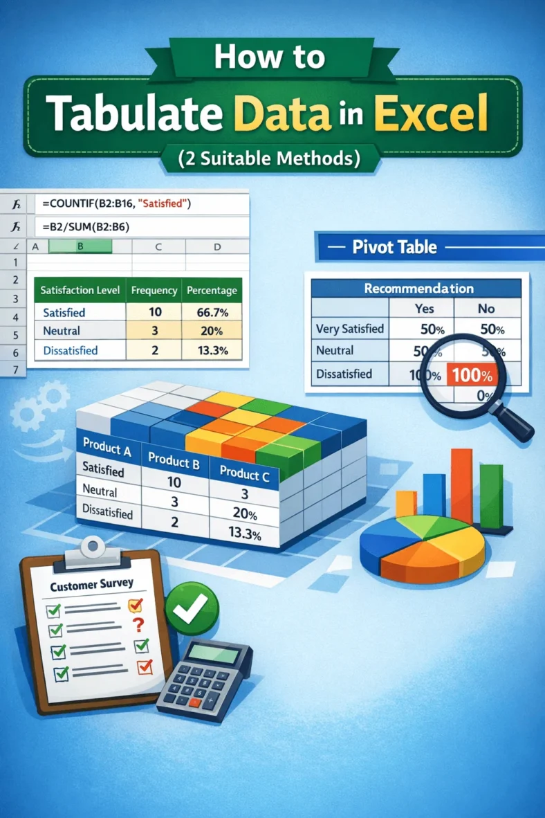 featured image - how to tabulate data in excel