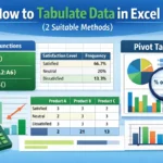 featured image - how to tabulate data in excel