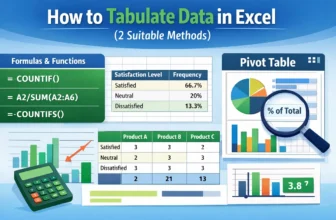 featured image - how to tabulate data in excel