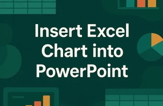 featured image - insert excel chart into powerpoint
