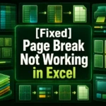 featured image - page break in excel not working
