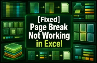 featured image - page break in excel not working