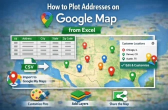 featured image - plot addresses on google map from excel