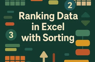 featured image -ranking data in excel with sorting