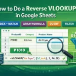 featured image - reverse vlookup google sheets