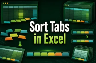 featured image - sort excel tabs