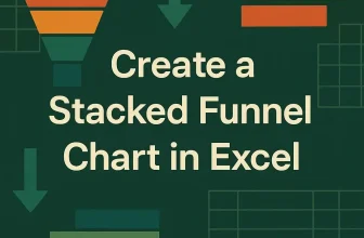 featured image - stacked funnel chart in excel