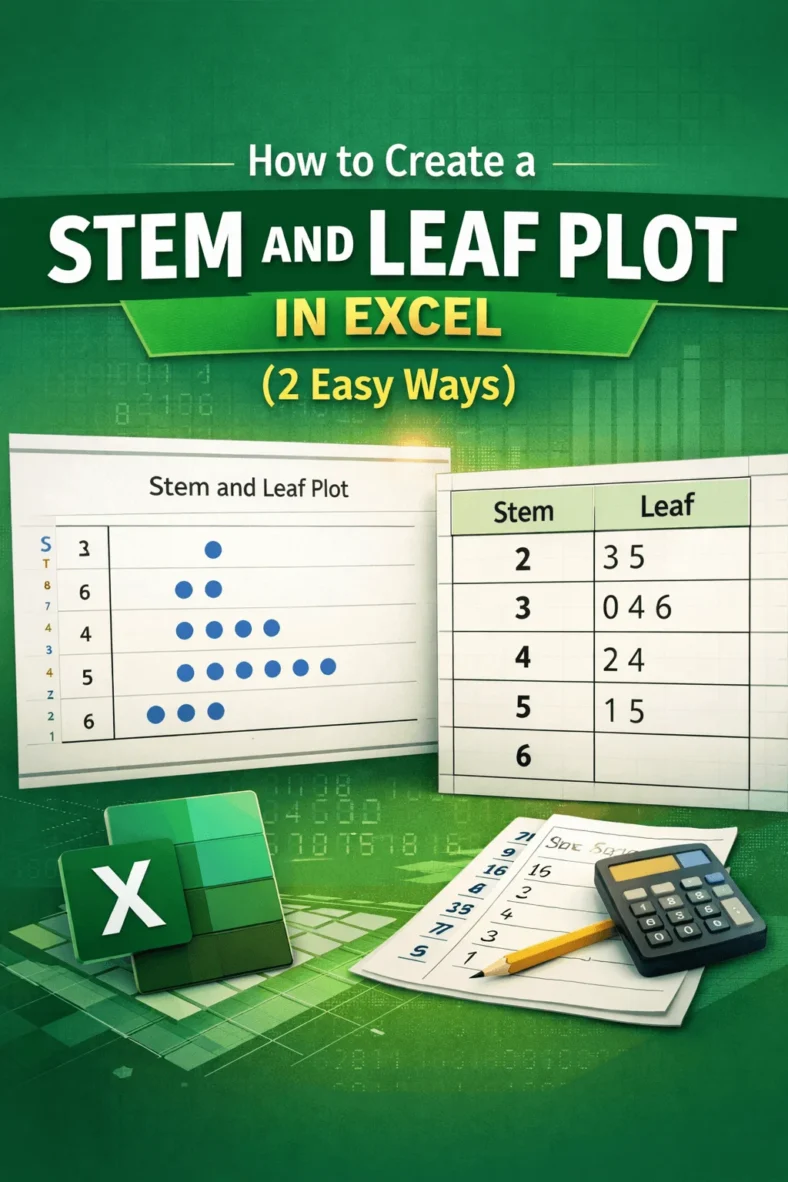 featured image - stem and leaf plot in excel