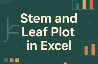 featured image - stem and leaf plot in excel