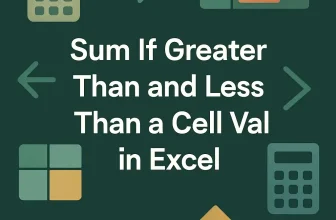 featured image - sum if greater than and less than cell value