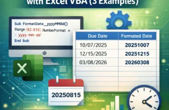 featured image - vba format date yyyymmdd