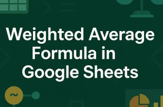 featured image - weighted average formula google sheets