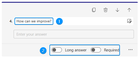 Creating text based question 