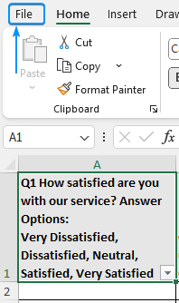Clicking File