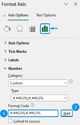 Enter format code