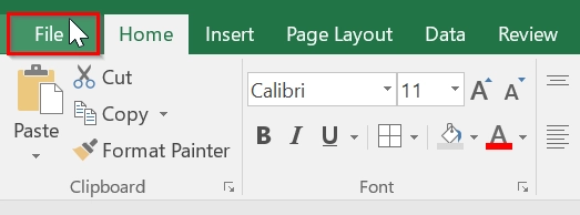 Using Excel Options to Recover Unsaved Excel File