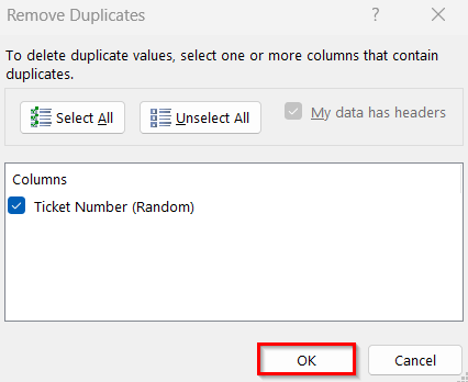 Using RANDBETWEEN with Remove Duplicates (For Older Excel Versions)