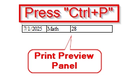 Clear Print Area via Page Setup Dialog Box