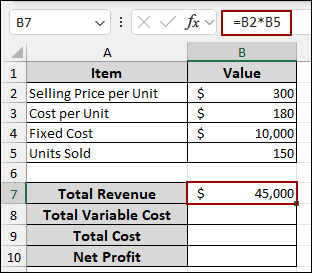 Applying Goal Seek for Sensitivity Analysis