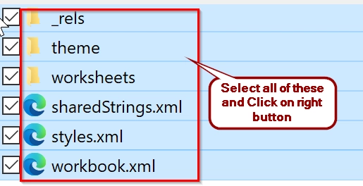 Unlocking Excel Sheet Using the XML Editing without Password