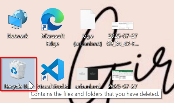 Recover Unsaved Excel File from Recycle Bin