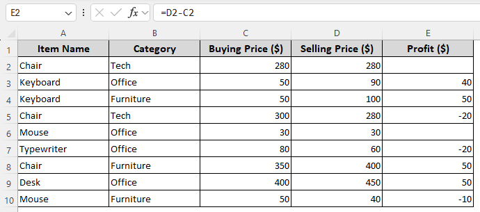 Convert Zeros to Blank Using Custom Cell Formatting