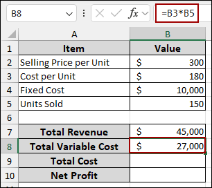 Applying Goal Seek for Sensitivity Analysis